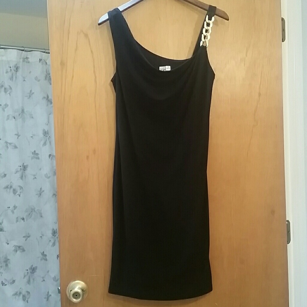 Emma & Michele Black Cocktail Dress